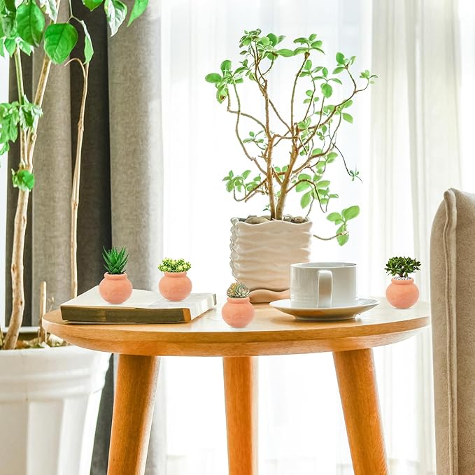 Mini Clay Pots 6Pcs Mini Terracotta Clay Pots Pottery Planter Flower Cotta ature Terre for DIY Garden Dollhouse