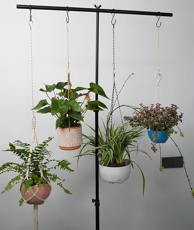 Chain for Hanging Plants,11 Inch Gold Hanging Chain, Small Hanging Basket Chain Kits with Hooks for Bird Feeder Hanging Basket Extender Porch Wind Chime (Gold, 11 Inch-12PCS)