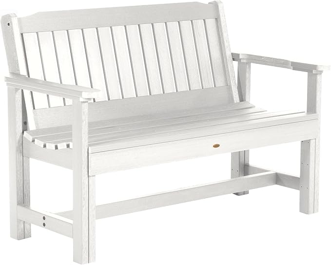 Sequoia Professional CM-BENSQ42-WHE Commercial Grade Exeter 4 Foot Garden Bench, White