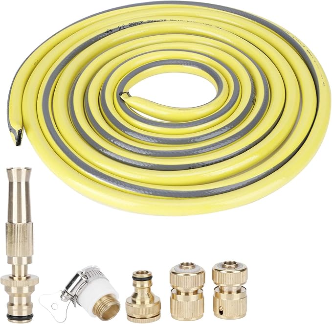 Respicefinem Garden Watering Sprayer Kit High Pressure Car Washing Accessory Irrigation Equipment For Outdoor Cleaning And Vehicle Care With Durable Brass Nozzle