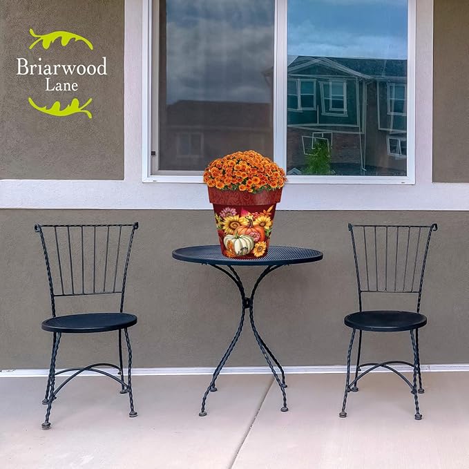 Briarwood Lane Fall Planter 11.75" x 11" x 11" Fall Beauty Medium for Fall Planter
