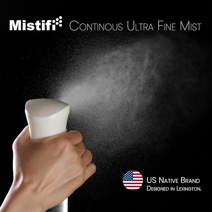 Mistifi Fine Mist Water Spray Bottle – Continuous Refillable Mister for Plants, Beauty, Cleaning & Home Use(200ml 2Pcs, Transparent bottle)