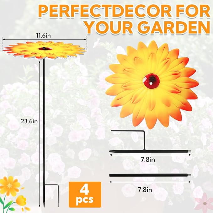 4 Pack Outdoor Small Plant Sunshade 12 Inch Garden Sunshade Tray Provides Shade to Protect Plants from The Hot Sun Umbrella for Potted Live Decor