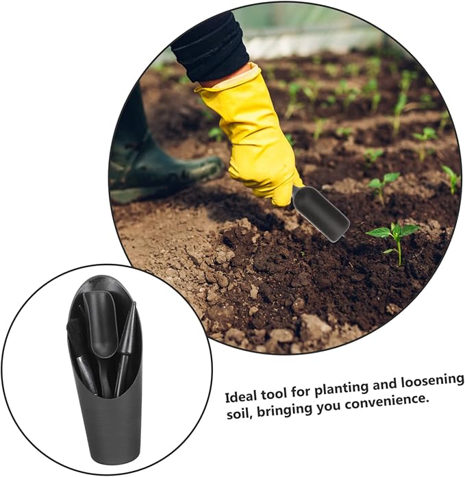 GALPADA 2Sets Gardening Tools for Succulent Planting Durable Accessories for Potted Plants Window Boxes and Garden Care Includes Scooper Transplanter and Cleaning Brush
