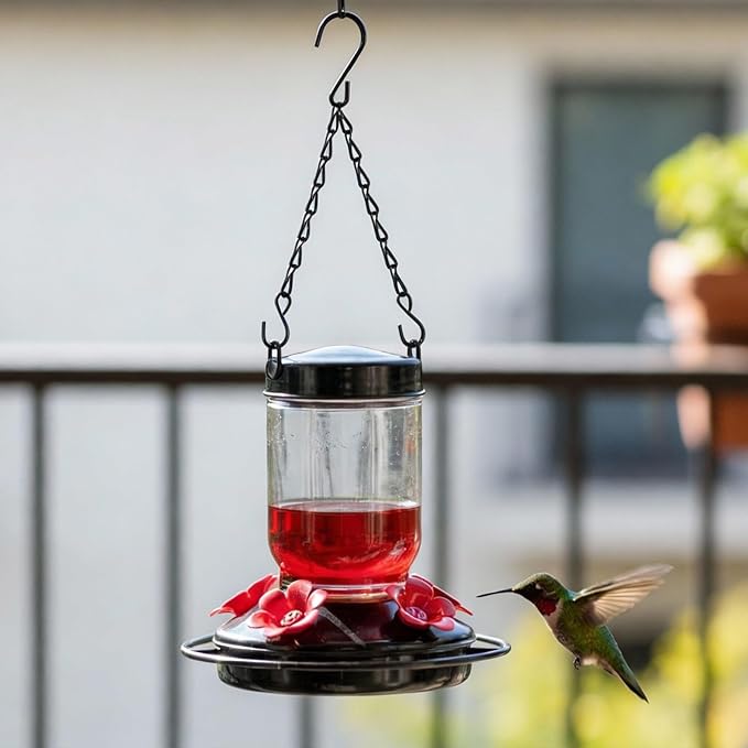 EBOOT 2 Pcs Hanging Chain for Bird Feeders, Planters, Lanterns and Ornaments (23.6 Inch,Black)