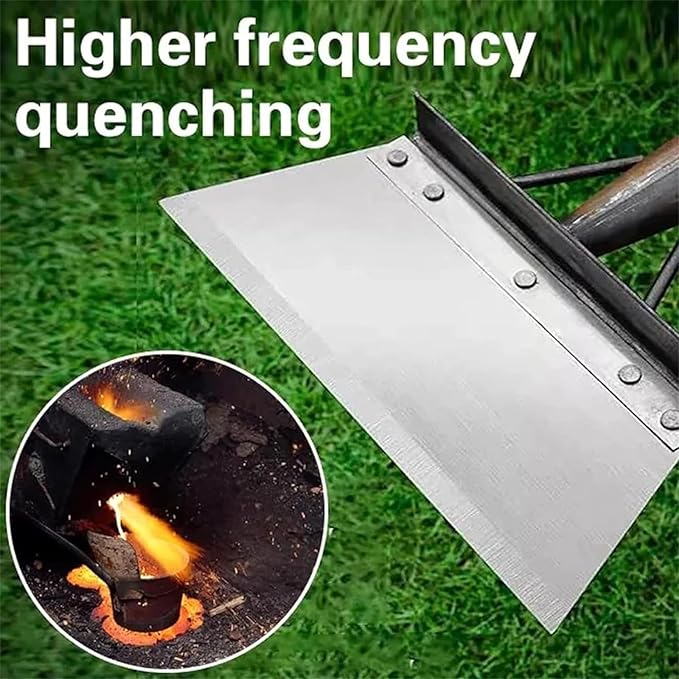 Multifunctional Garden Cleaning Shovel, Flat Shovel, Weed Scraper Tool, Garden Weed Scraper Tool Long Handle, (9.84 in)