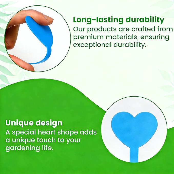 Platic Plant Markers 120PCS Plant Tags with Black Pen Garden Markers for Plants Outdoor Garden Labels Outdoor Waterproof Gardening Essentials Herb Signs Blue Seed Marker Gifts for Gardeners