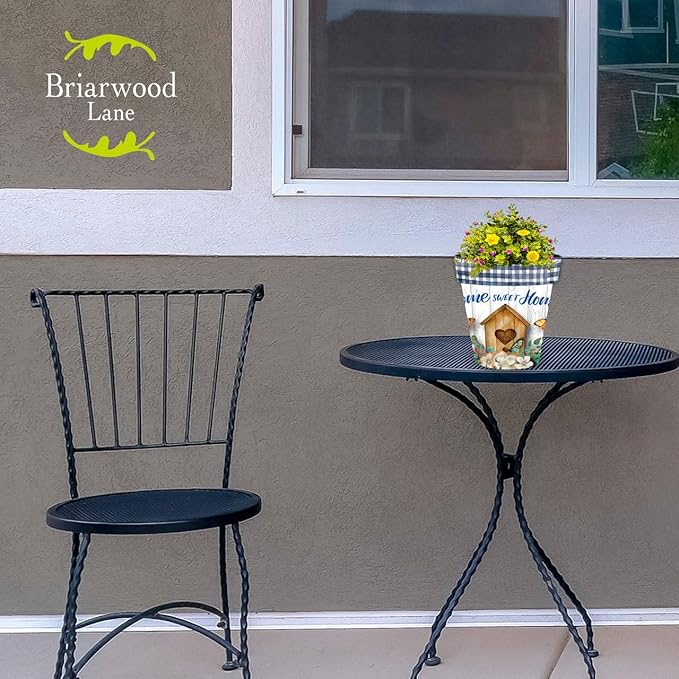 Briarwood Lane Spring Planter 8.5" x 8.5" x 8.5" Country Home Sweet Home Small for Spring Planter