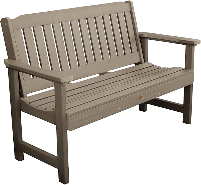 highwood Lehigh Garden Bench, 5 feet, Woodland Brown