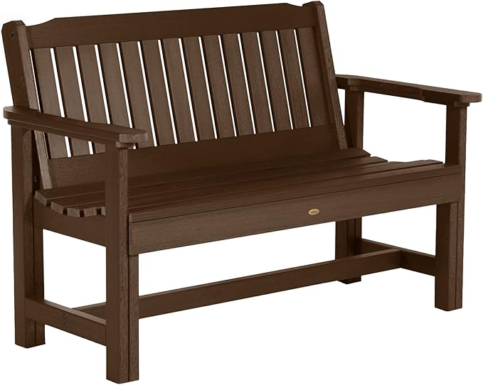 Sequoia Professional CM-BENSQ42-ACE Commercial Grade Exeter 4 Foot Garden Bench, Weathered Acorn