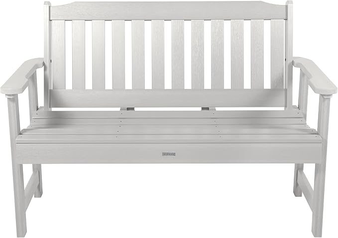 Highwood AD-BENW2-WHE Lehigh Garden Bench, 4 Feet, White