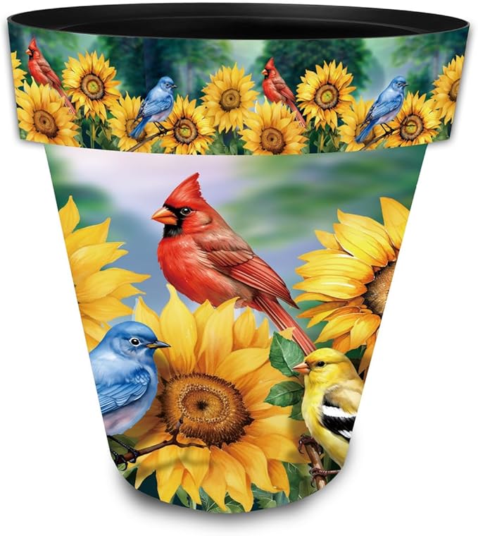 Briarwood Lane Birds in the Garden Large Planter