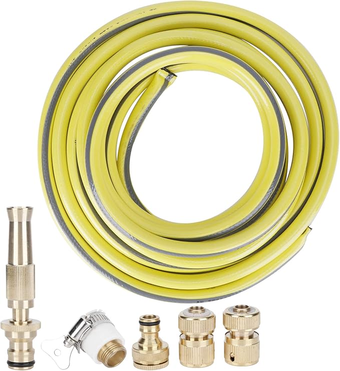 Respicefinem Garden Watering Sprayer Kit High Pressure Car Washing Accessory Irrigation Equipment For Outdoor Cleaning And Vehicle Care With Durable Brass Nozzle
