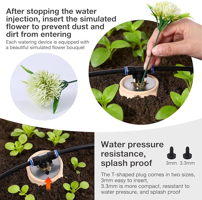 4pcs Ollas IIrrigation System Large Plant Watering Device Easy Self Watering Planter for Your Garden 41oz Olla Watering System 4x4x8in Classic Plant Watering Stakes Vacation Plant Watering Devices