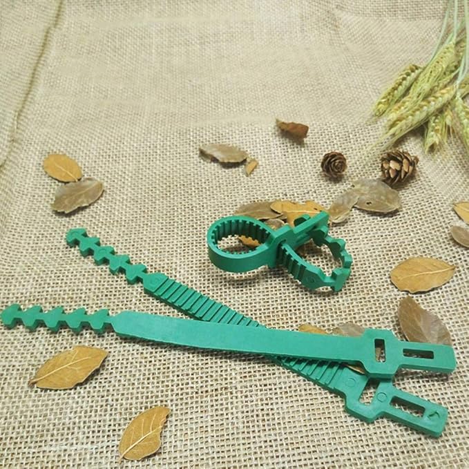 8 PCS Tree Stake Support Bands, Tree Straps for Staking,Heavy Duty Adjustable Interlock, Reusable Garden Plants Shrub Ties 9.4 inch