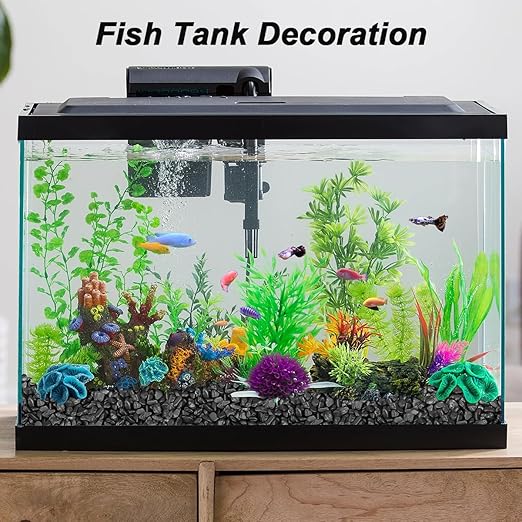 Vase Filler,Landscaping Pebbles, River Rocks Decorative Ornamental Pebbles, DIY Smoothed Rocks for Potted Plant Resin Art Vase Fillers Aquarium Gravel Rocks (1, Black, 5 Pounds)