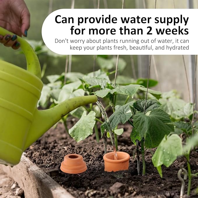 8pcs 3.1 * 3.1 * 6in Olla Pots for Garden Olla Watering System Terracotta Watering Pots Olla Watering Pot with Lid Terracotta Globes Clay for Indoor and Outdoor Terra Cotta Clay