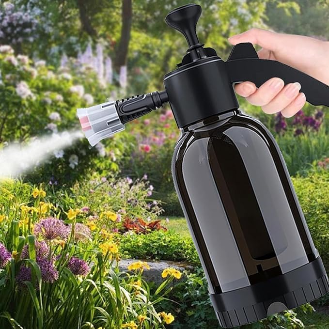 Foam Sprayer – 33x25.5cm PP, Handheld 2L Cannon, Hose Tool | Perfect for Vehicle Maintenance, Lawn Cleaning, Patio Surfaces, Household Care, Car Detailing, Multi-Purpose Garden Tool, Even Spray