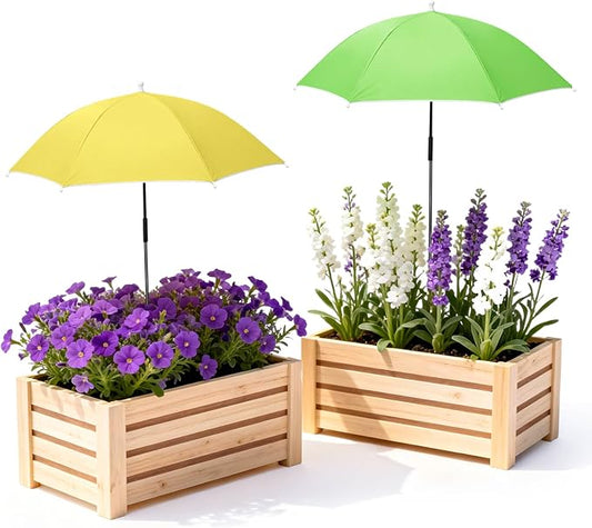 Plant Umbrellas for Outdoor Plants, Garden Umbrella Shade for Potted Plants and Garden Beds, Provide Shade to ‌Defend Plants From Blazing Sun