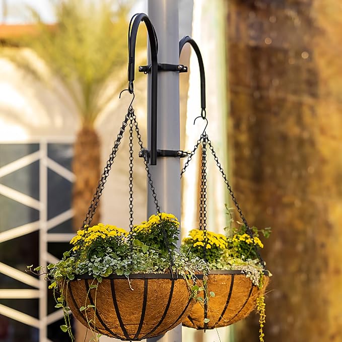 3 Pieces Hanging Baskets Chains 4 Leads Hanging Chains 23 Inches Long Flower Pot Basket Chains, for Planters, Bird Feeders, Lantern, Lamp
