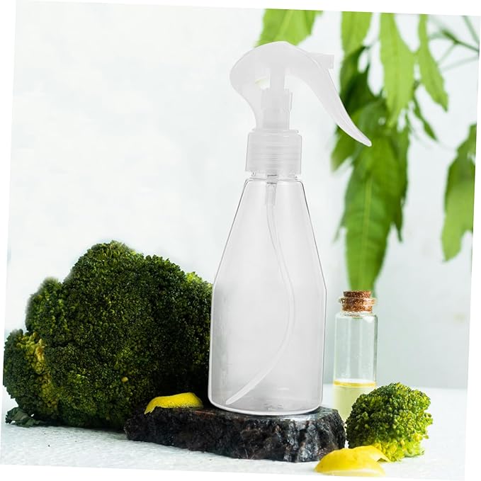 BESPORTBLE 5pcs Hand-Pumped Spray Bottle Plastic Watering Sprayers for Garden Bonsai and Microlandschaft for Plant Care and Cleaning Tasks White Color