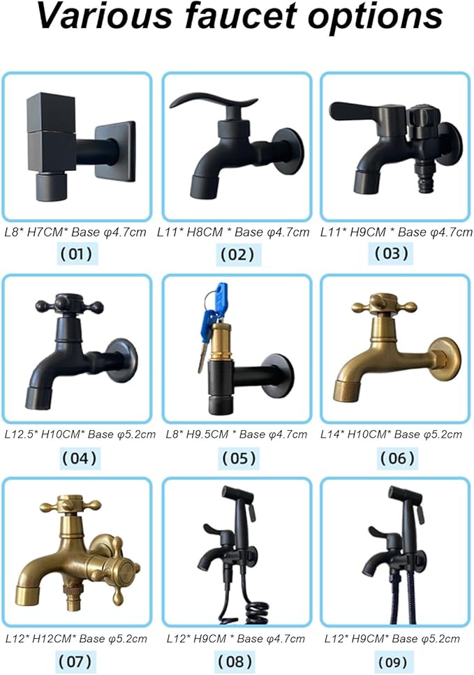 304 Stainless Steel Vertical Garden Water Column with Freestanding Hose Stand, Lock Faucet, Antifreeze Faucet, Hydrant Water Feature Fountain, for Irrigation