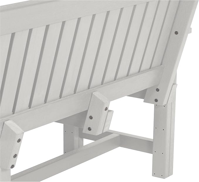 Sequoia Professional CM-BENSQ62-WHE Commercial Grade Exeter 6 Foot Garden Bench, White