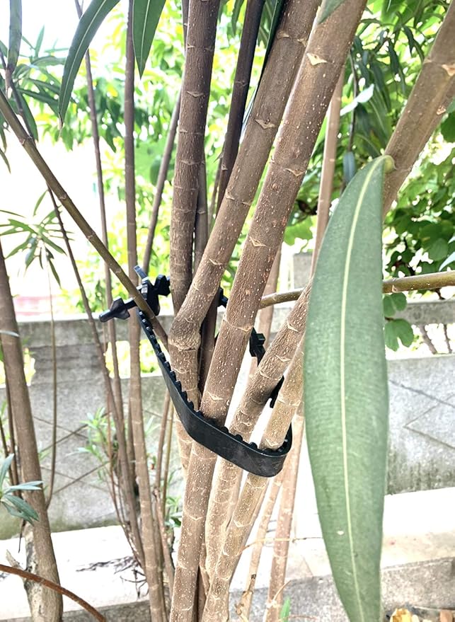 5 Pcs Tree Stake Supports Adjustable Tree Plant Ties Tree Training System, Heavy Duty Tree Stake Straps for Straightening, Reinforced Straps forTrees (60 cm/23.6 inch)