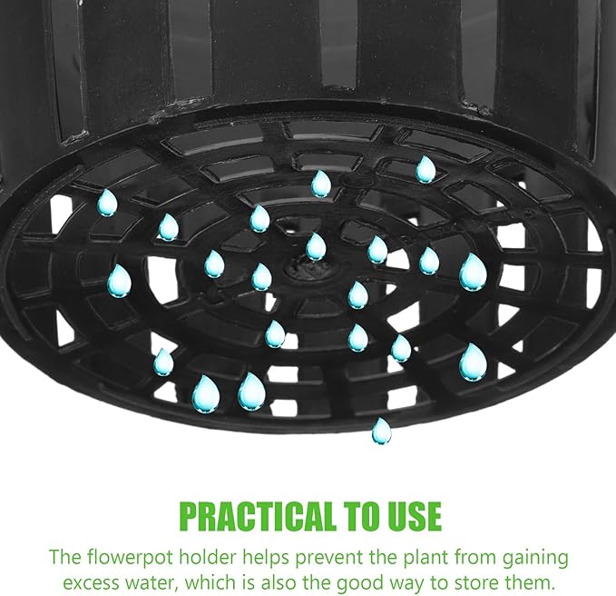8pcs Black Wall Hanging Planters Set for Indoor Plants, Breathable Root Control Flower Pots with Multiple Drainage Holes, Balcony Vertical Garden Plant Holders Without Hooks