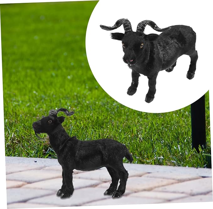 Artificial Goat Sculpture Charming Outdoor Garden Statue Fun Farm Goat Ornament for Home Decor Premium Quality for Relaxing Atmosphere