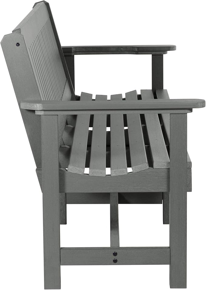 Sequoia Professional CM-BENSQ62-CGE Commercial Grade Exeter 6 Foot Garden Bench, Coastal Teak