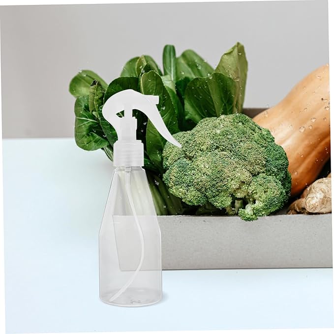BESPORTBLE 5pcs Hand-Pumped Spray Bottle Plastic Watering Sprayers for Garden Bonsai and Microlandschaft for Plant Care and Cleaning Tasks White Color