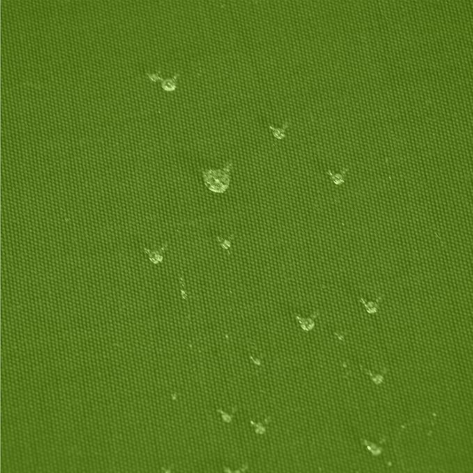 SleepMan Outdoor 17"x16" Chair Cushions with Ties Set of 6, Water Resistant All Weather U-Shape Seat Pads for Patio Garden Furniture Indoor Fade Resistant Patio Cushions (Grass Green)