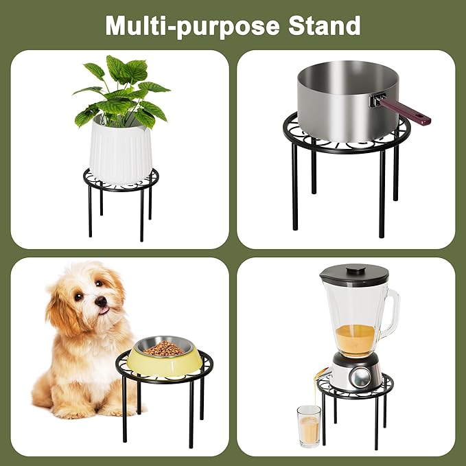 Plant Stand Flower Stand - Metal Plant Holder for Garden Home, Anti-rust Plant Rack for Multiple Plant Indoor or Outdoor.