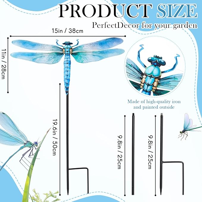 Small Metal Plant Umbrella for Outdoor Bee Garden Decor Umbrella Plants Shade Cover Sunshade Disk Outdoor for Potted Live Decor