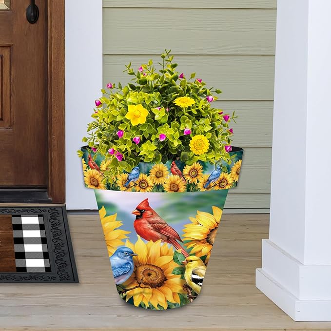 Briarwood Lane Birds in the Garden Large Planter