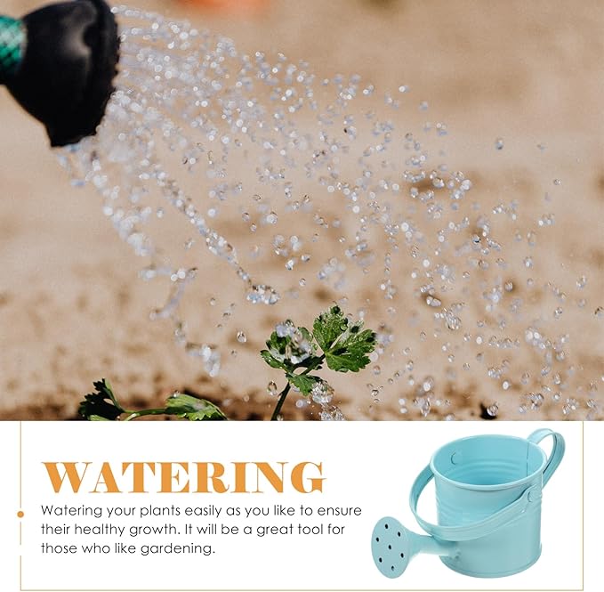 NOLITOY 5pcs Small Watering Can for Garden and Home Plants, Portable Sprinkling Kettle Watering Pot, 5.90 X 2.95 Inches, Random Color