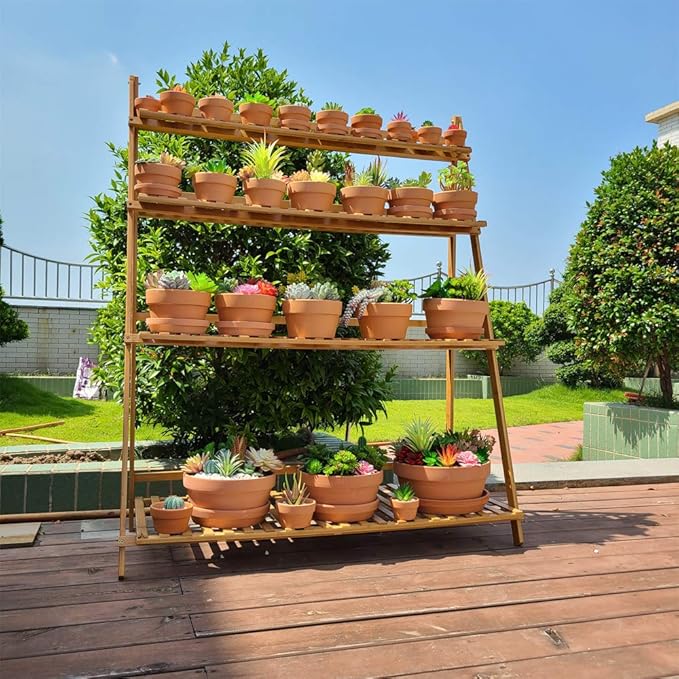 Yishang 6 Inch Terracotta Shallow Planters with Saucer/Tray,Ceramic Flower Clay Plant Pots with Drainage Hole,Unglazed Cactus/succlent Plant Containers Indoor Garden Bonsai Pots