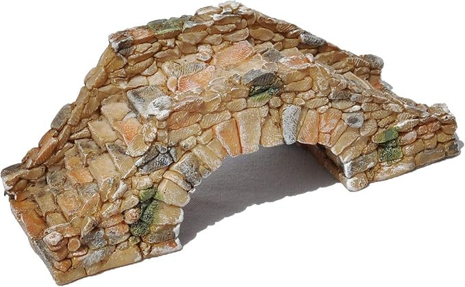 Top Collection Miniature Fairy Garden and Terrarium Cobblestone Bridge Figurine
