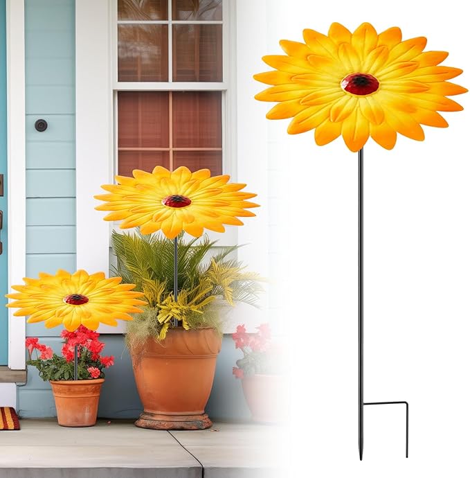 2 Pack Metal Plant Umbrellas for Outdoor Small Plants Shade Cover 12 in Metal Garden Shade Disk Outdoor Garden Umbrella for Potted Live Decor