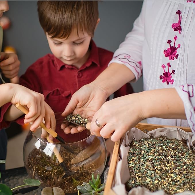 Terrarium Potting Soil Mix 4qt, Custom Made for Terrariums, Perfect for Vibrant Miniature Gardens