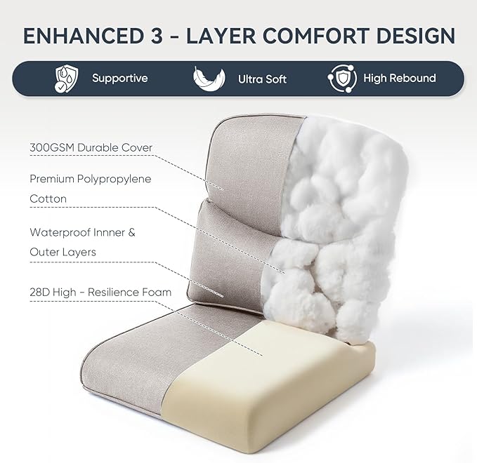 Patio Chair Cushions 4 Packs - Outside High Back Thick Water-Resistant Cushion 22x24 with Zipper Cover for Outdoor Glider Rocking Chairs Loveseat Couch – Beige/Crescent