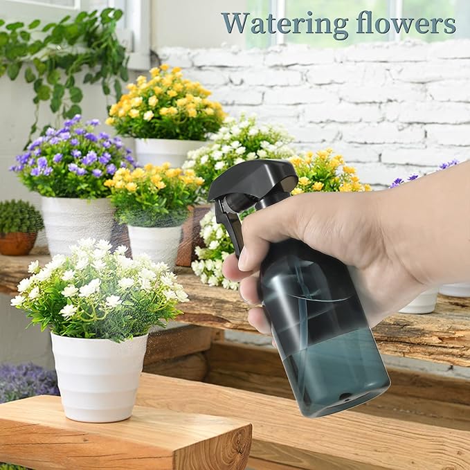 driew Plant Mister Spray Bottle, Plant Mister Water Spray Bottle for Plants Misting Bottle Water Fine Mist, Cleaning Solutions, Gardening, Indoor, Outdoor (Blue - 10oz)