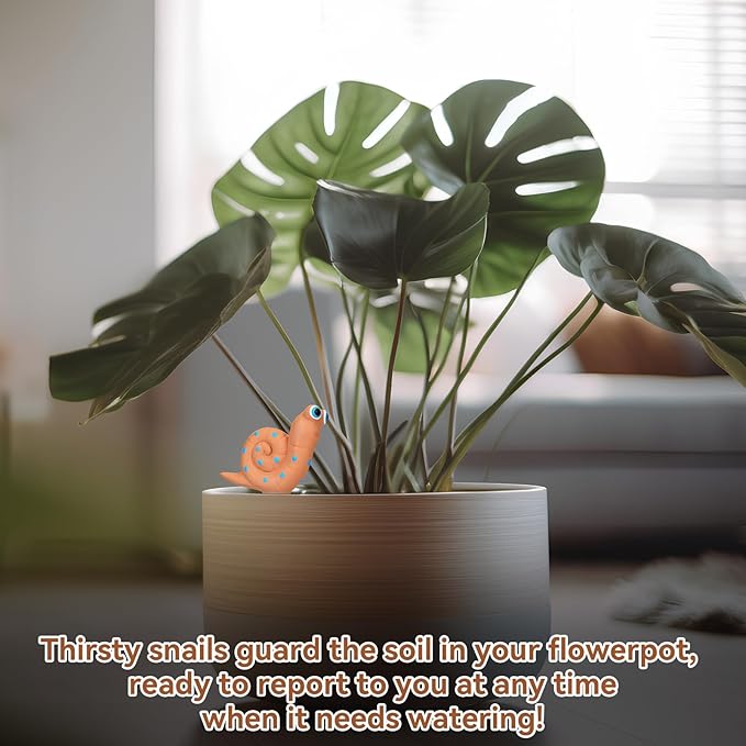 6 Pcs Water Sensor Ceramic The Potting Shed Water Sensor Plant Decoration Moisture Monitor Gardening Houseplant Humidity Meter Fun Gardening Gift for Your Potted Plant