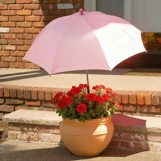 Plant Umbrella Shade For Outdoor Plants, Adjustable Height Plant Shade Umbrella Garden Sun Shade Cover For Potted Plants Garden Bed Flower Pot From Sun And Rain