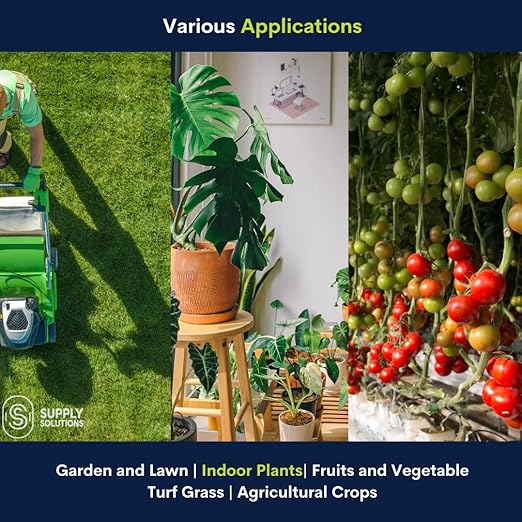 Supply Solutions 16-16-16 Complete Lawn & Garden All Purpose Granular Fertilizer - The Ultimate Plant Food for Lush Greenery & Vibrant Blooms - for All Plants, Vegetables, Fruits, and Berries - 25lbs
