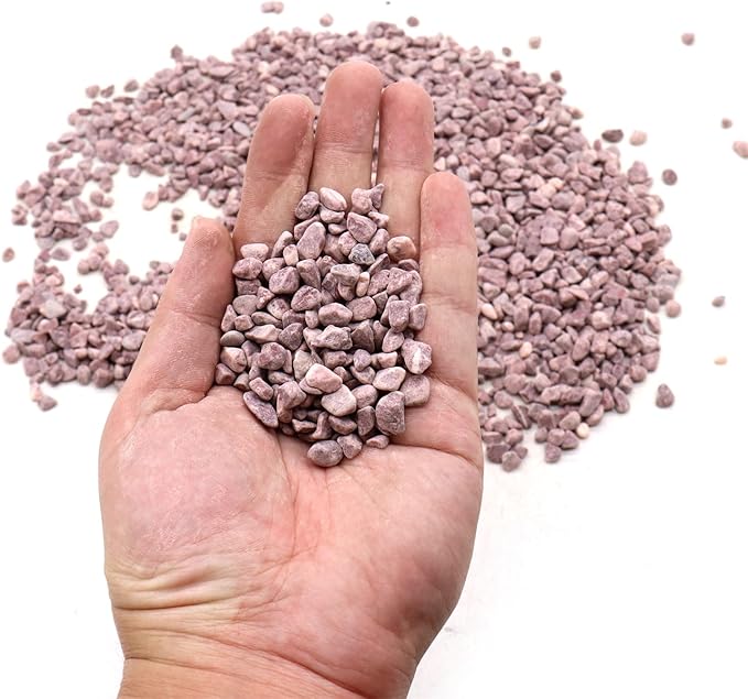 Rocks for Plants.Red Color Decorative Pebbles. 1/5 Inch 2 lbs. for Garden, Landscaping, Indoor, Vase fillers, Crafting, Succulents, pots, Plants (Mini, RED, 2)