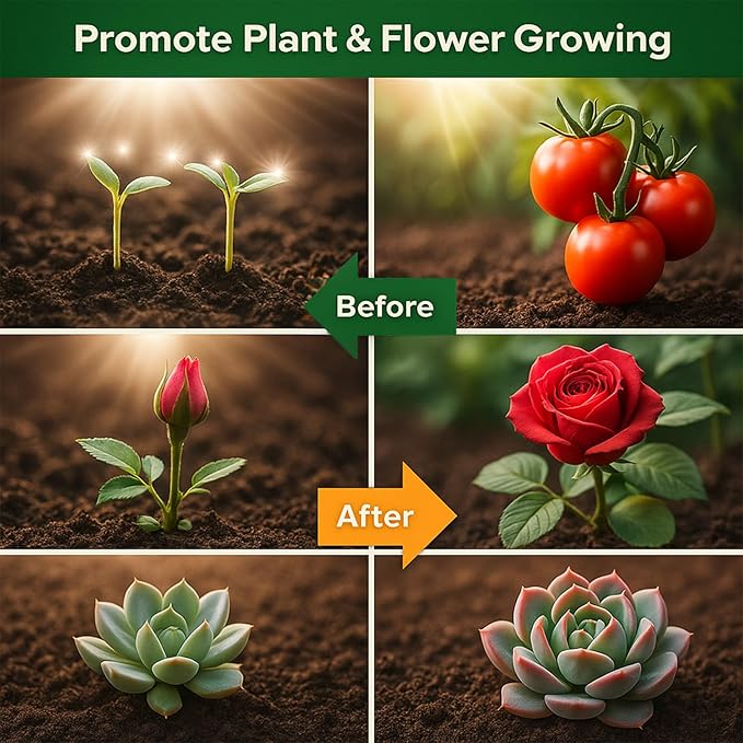 GooingTop Grow Bulb for Plants Indoor Growing,LED 18W (150Watts Equiv) 5000K White Full Spectrum Plant Lamp with More Heat Output for Garden Inside Plant Growth,2 Pack