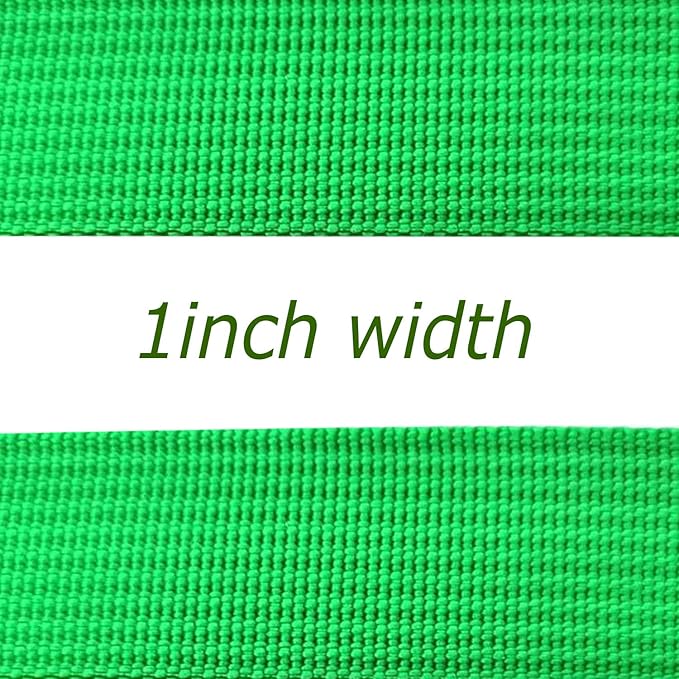 1 Roll 65.6 Feet Tree Tie for Plant Support Garden Strap 1 Inch Width Staking and Guying Material 1,800 Lbs Strength (Bright Green)