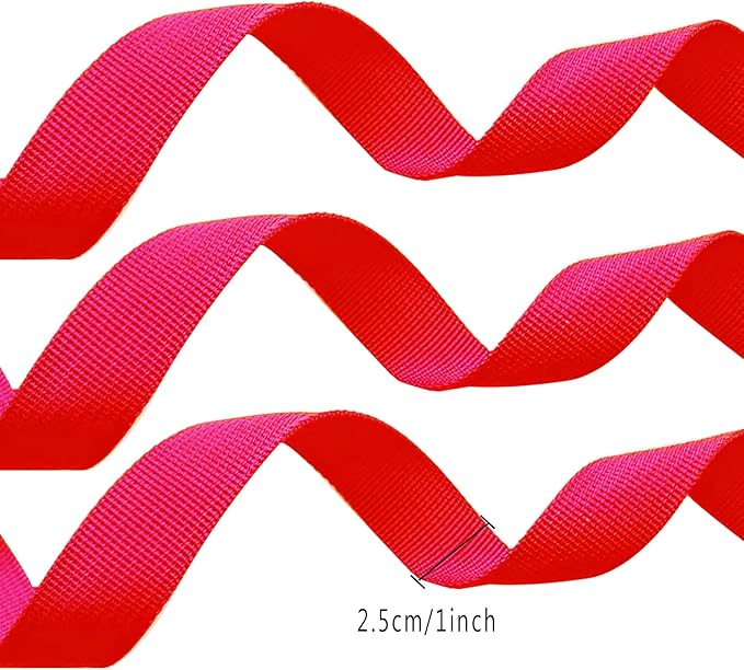 1 Roll 65.6 Feet Tree Tie for Plant Support Garden Strap 1 Inch Width Staking and Guying Material 1,800 Lbs Strength (Red)